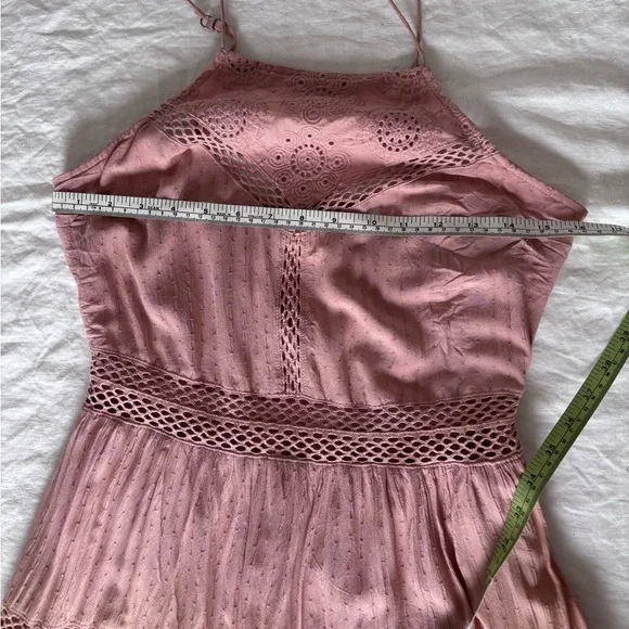 Abercrombie&Fitch x Teenvogue/Coachella Inspired Tiered Embroidered Lace Small - Picture 7 of 14